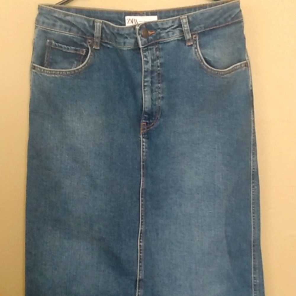 Zara denim skirt